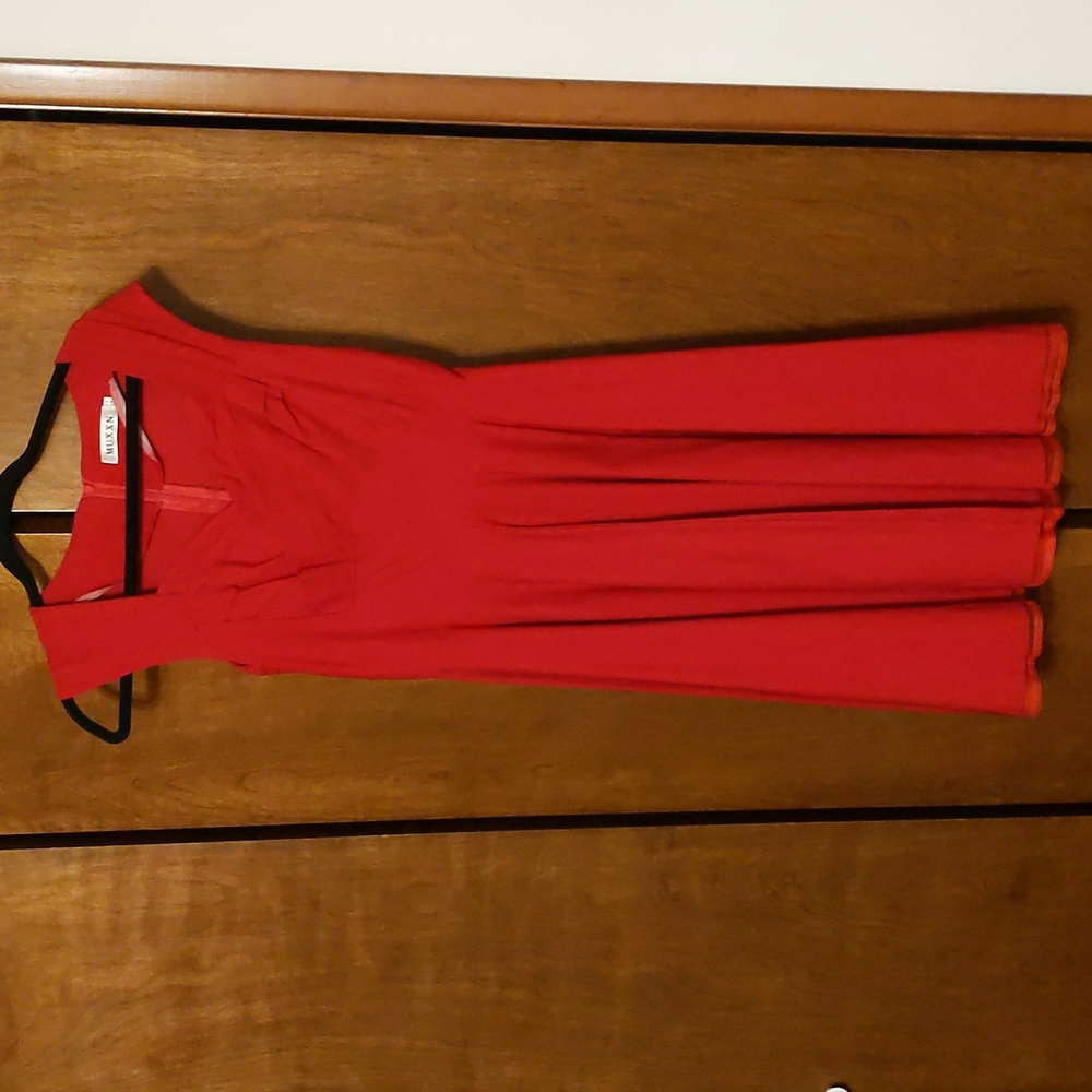 Retro Red Swing Dress